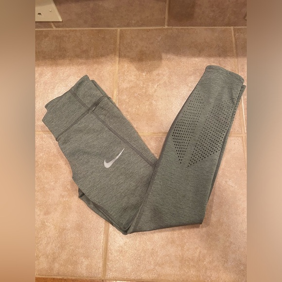 Nike Sage green Drifit XS running tights - Picture 1 of 5